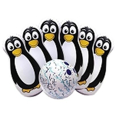 Click to get Penguin Pinfest Inflatable Bowling
