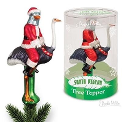 Click to get Santa Pigeon Tree Topper