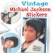 Vintage Michael Jackson Stickers